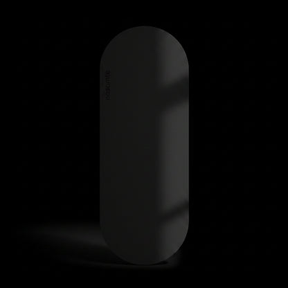 black color Yoga Mat shot in a black studio background