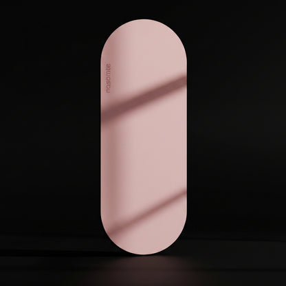 Pink Yoga Mat shot in a black studo background